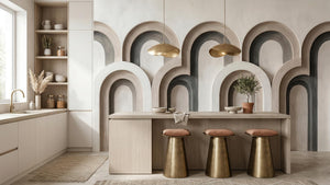 Modern Neutral wallpaper for Kitchen