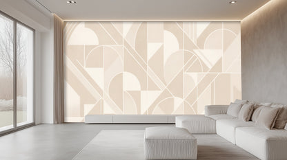 Modern Neutral wallpaper for Living Room
