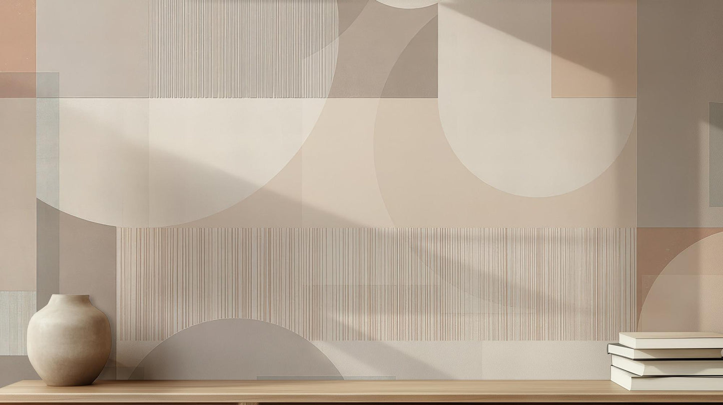 Modern Neutral wallpaper for Living Room