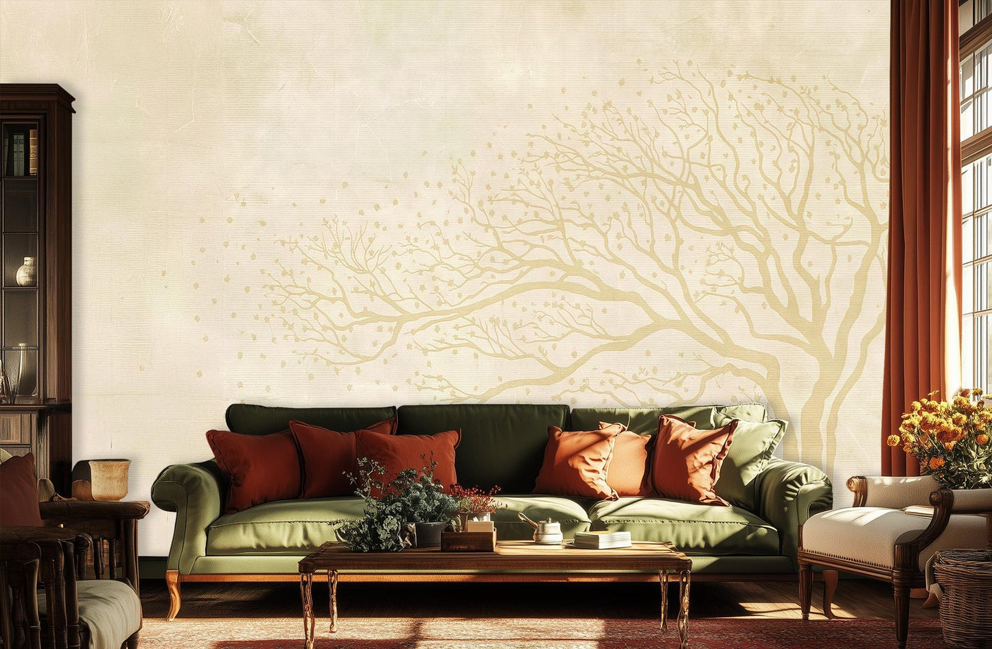 Modern Neutral wallpaper for Living Room