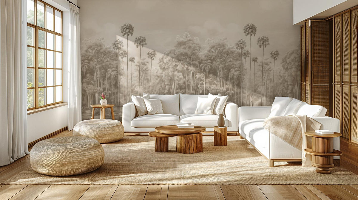 Modern Neutral wallpaper for Living Room