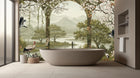 Traditional Neutral wallpaper for Bathroom