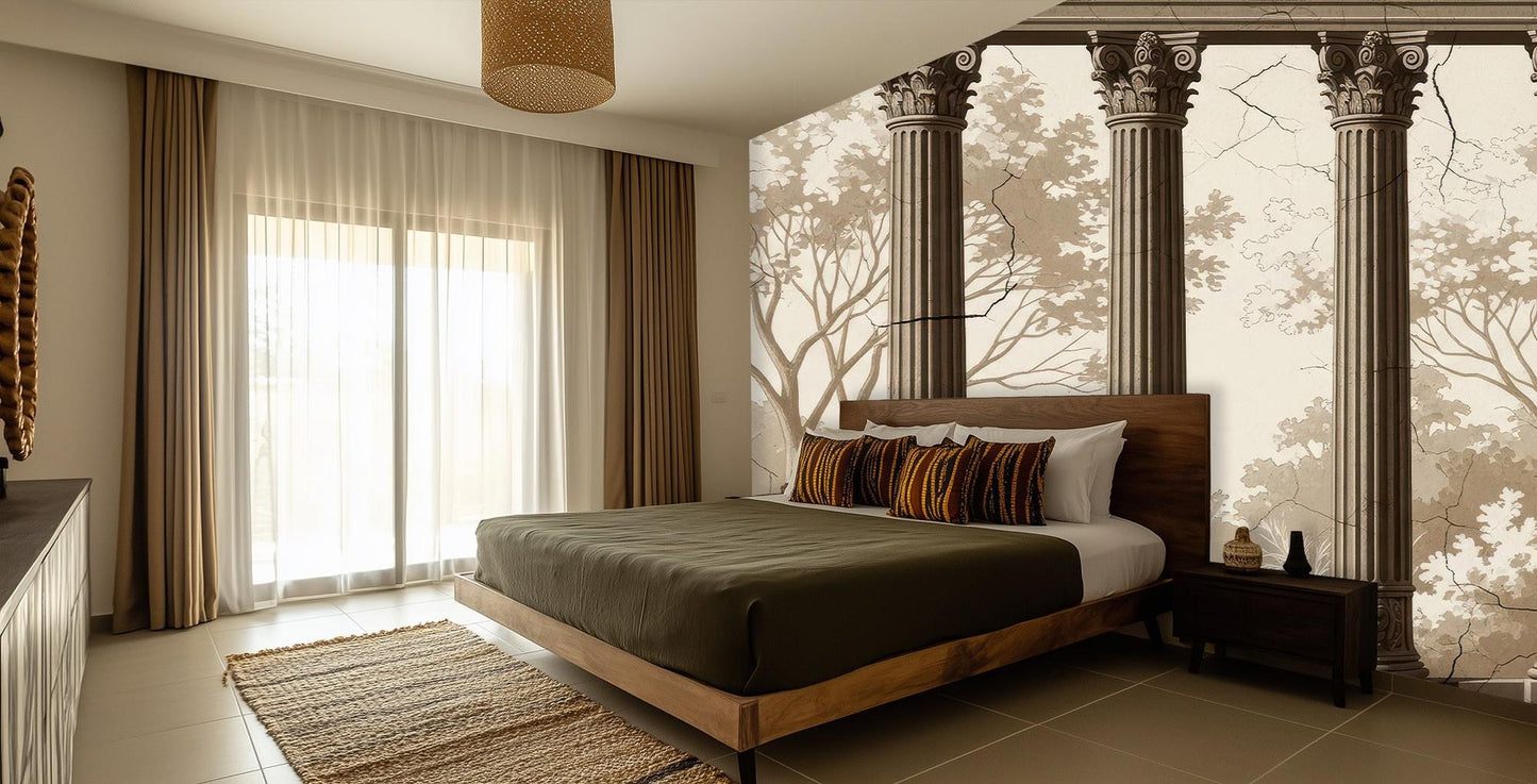 Traditional Neutral wallpaper for Bedroom
