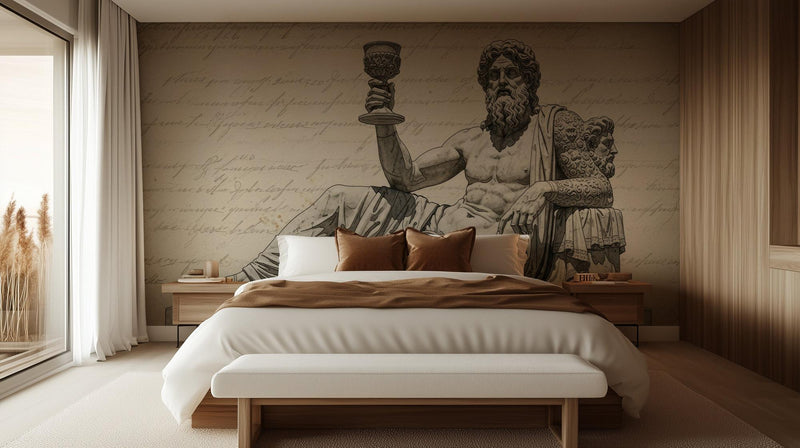 Traditional Neutral wallpaper for Bedroom