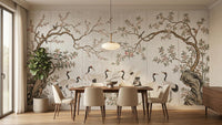 Traditional Neutral wallpaper for Dining Room