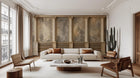 Traditional Neutral wallpaper for Living Room