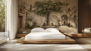 Vintage Neutral wallpaper for Bedroom