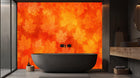 Autumn Orange wallpaper for Bathroom
