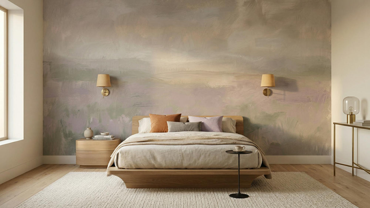 Abstract Pastel wallpaper for Bedroom
