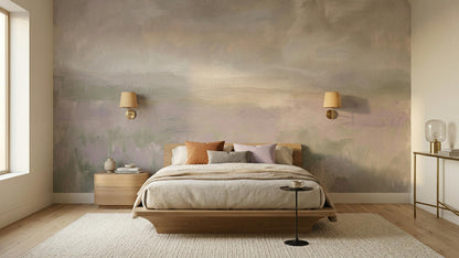 Abstract Pastel wallpaper for Bedroom
