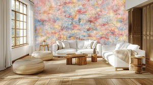 Abstract Pastel wallpaper for Bedroom