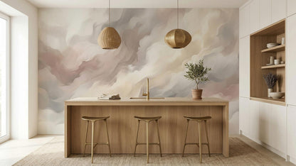 Abstract Pastel wallpaper for Kitchen