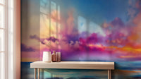 Abstract Pastel wallpaper for Living Room
