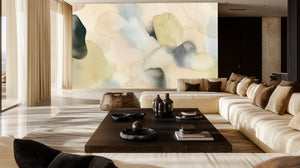 Abstract Pastel wallpaper for Living Room