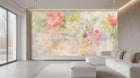 Abstract Pastel wallpaper for Living Room