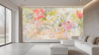 Abstract Pastel wallpaper for Living Room