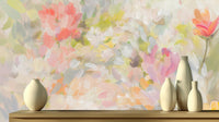 Abstract Pastel wallpaper for Living Room
