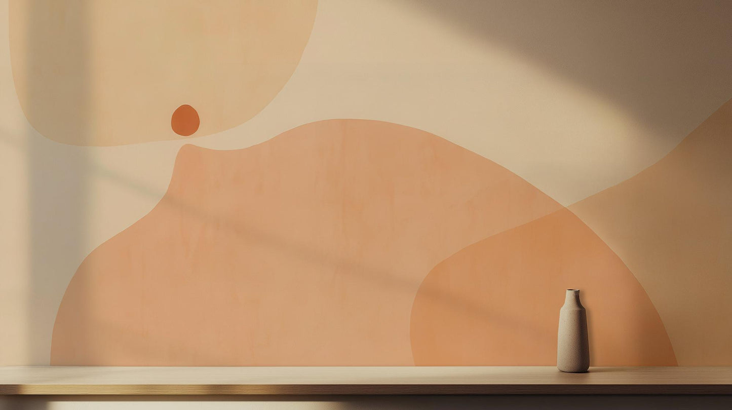 Abstract Pastel wallpaper for Living Room