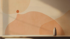 Abstract Pastel wallpaper for Living Room