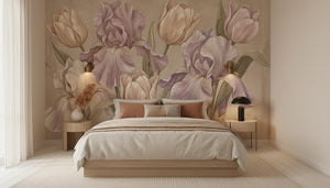 Art Nouveau Pastel wallpaper for Bedroom
