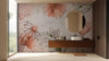 Delicate Floral Sketch Wallpaper