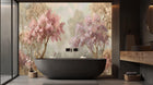 Contemporary Pastel wallpaper for Bathroom