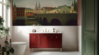 Banyo için Çağdaş Pastel duvar kağıdı