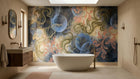 Contemporary Pastel wallpaper for Bathroom