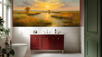 Contemporary Pastel wallpaper for Bathroom