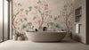 Wild Crane and Peony Wallpaper