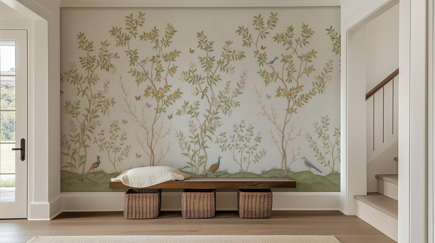 Contemporary Pastel wallpaper for Bedroom
