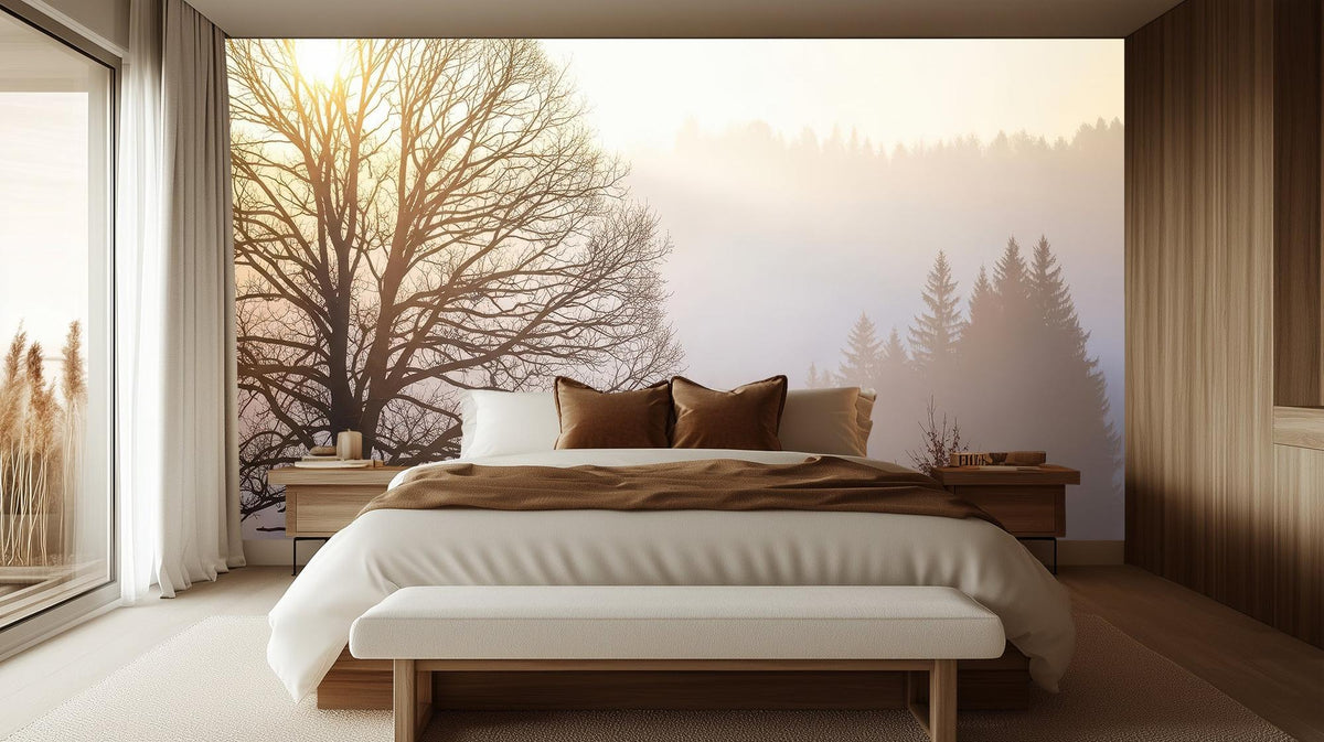 Contemporary Pastel wallpaper for Bedroom