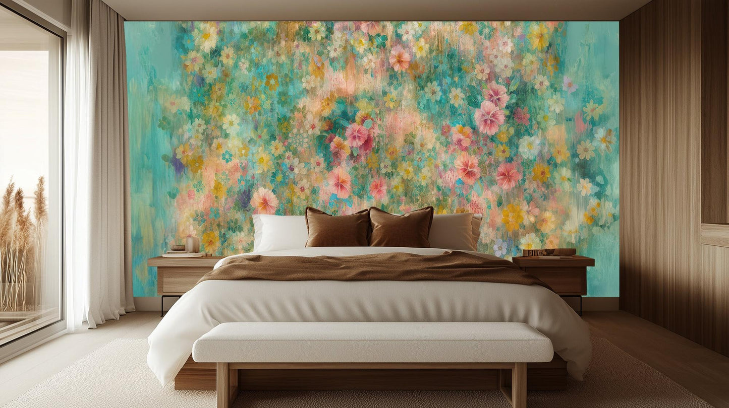 Contemporary Pastel wallpaper for Bedroom