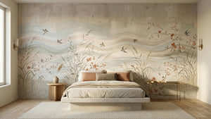Contemporary Pastel wallpaper for Bedroom