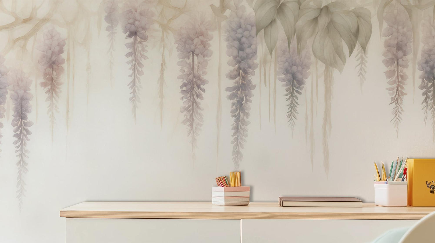 Contemporary Pastel wallpaper for Bedroom