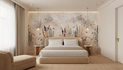 Contemporary Pastel wallpaper for Bedroom