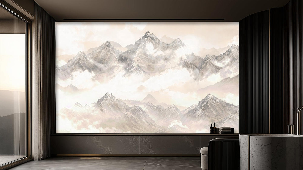 Contemporary Pastel wallpaper for Bedroom