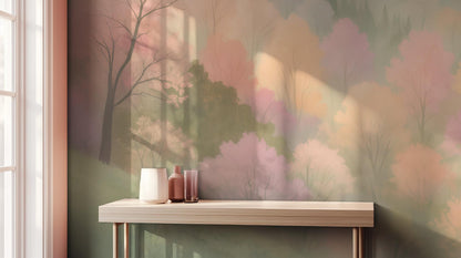 Contemporary Pastel wallpaper for Bedroom