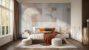 Contemporary Pastel wallpaper for Bedroom