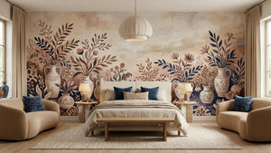 Contemporary Pastel wallpaper for Bedroom