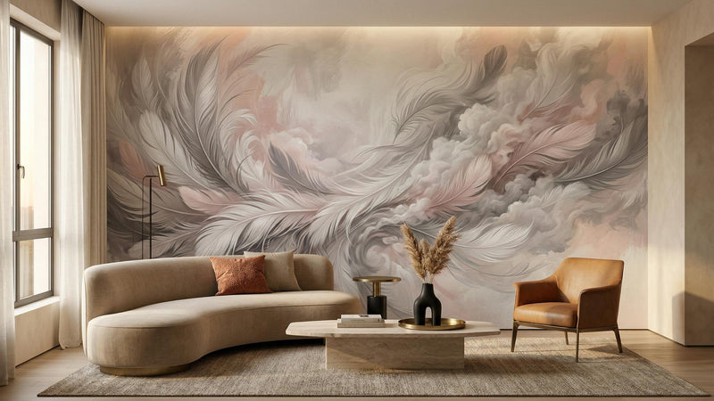 Contemporary Pastel wallpaper for Bedroom