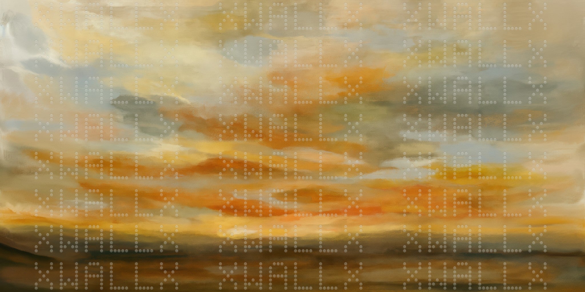 Sunset Horizon Abstract Wallpaper