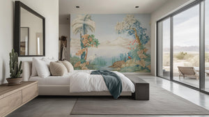 Contemporary Pastel wallpaper for Bedroom