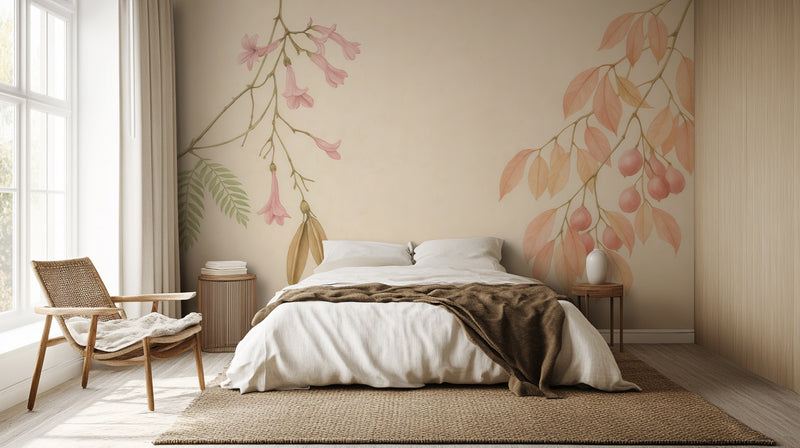 Contemporary Pastel wallpaper for Bedroom