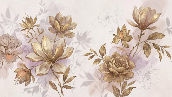 Eterik Floral Bahçe Duvar Kağıdı - Sample