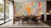 Contemporary Pastel wallpaper for Dining Room