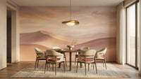 Contemporary Pastel wallpaper for Dining Room