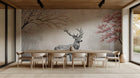 Contemporary Pastel wallpaper for Dining Room
