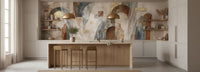 Contemporary Pastel wallpaper for Kitchen