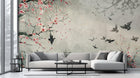Contemporary Pastel wallpaper for Living Room
